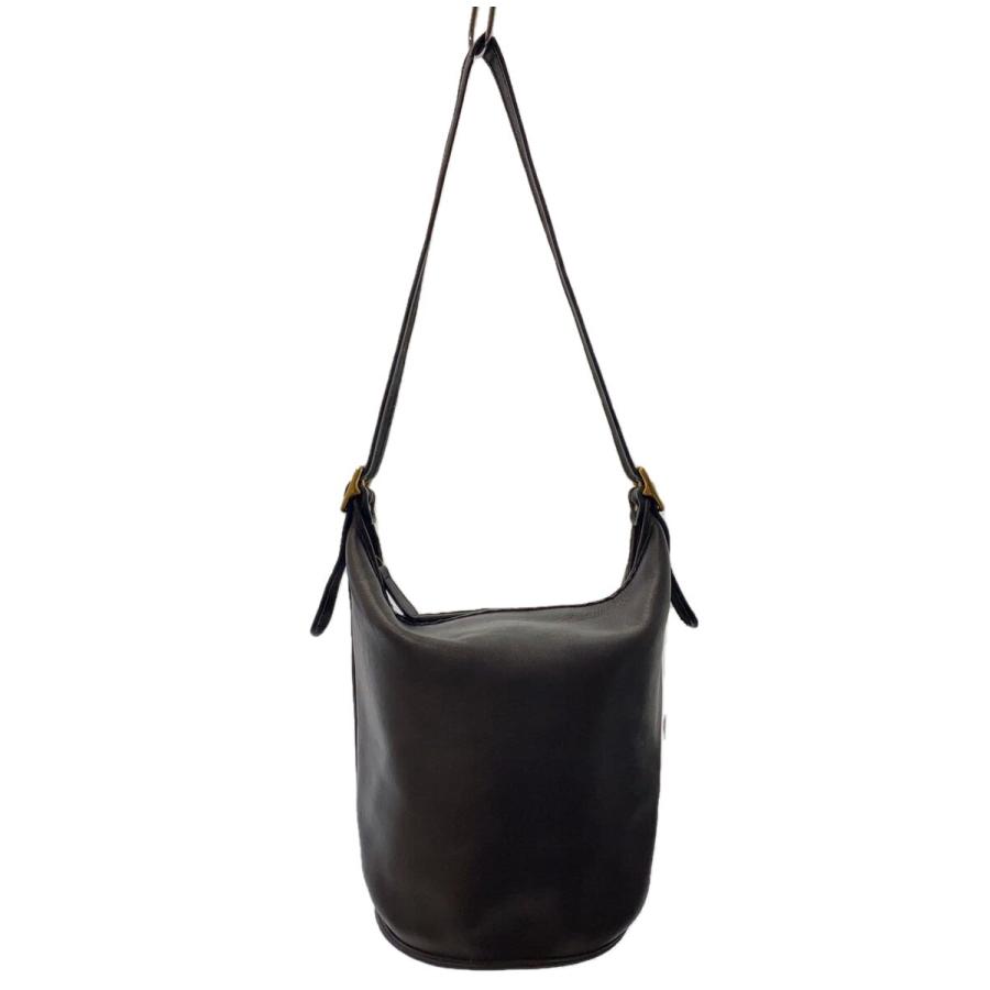 COACH◇OLD/オールドコーチ/バケツ/ショルダーバッグ/レザー/BLK COACH◇OLD/オールドコーチ/バケツ/ショルダーバッグ/レザー/BLK