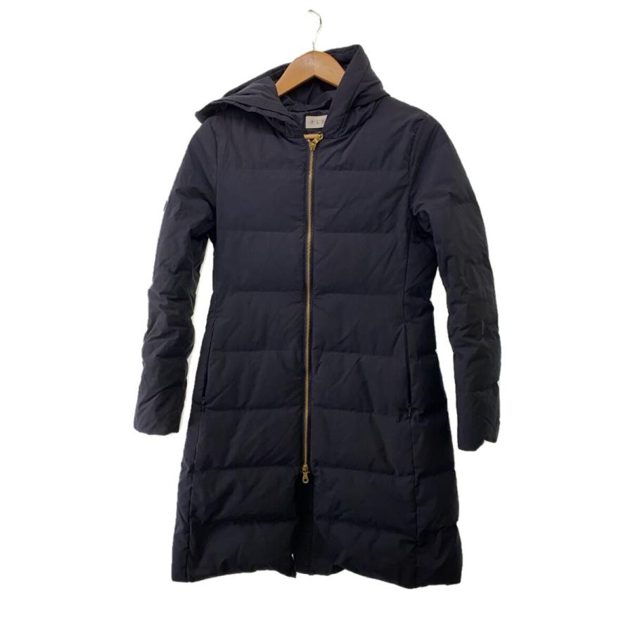 PLST  美品  ダウンコート PLST◇ロングダウンジャケット/S/ポリエステル/NVY/12-9409005