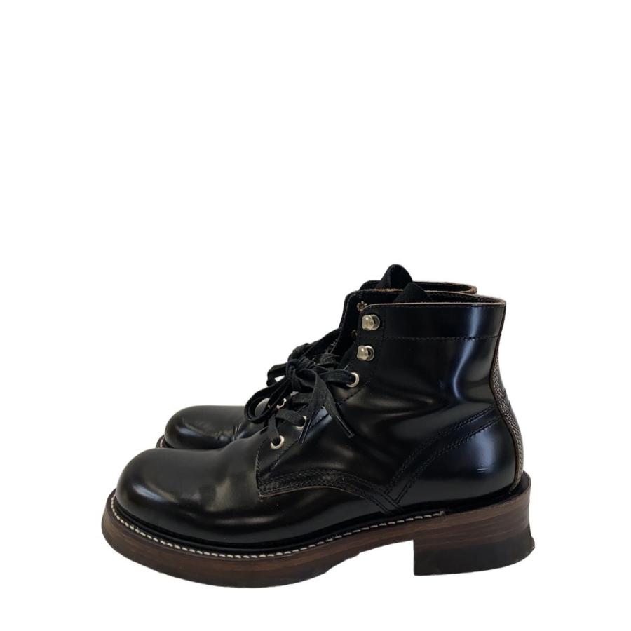 TOYs McCOY◇WORK BOOTS SAXON GLASS LEATHER/US8/BLK/レザー/TMA2307 