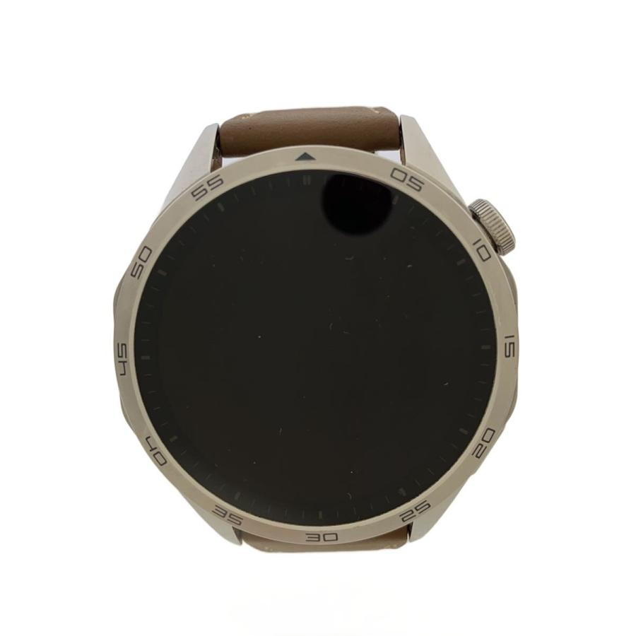 【良品】HUAWEI WATCH GT 4/PNX-B19/スマートウォッチ Huawei◇HUAWEI WATCH GT-4/スマートウォッチ/デジタル/レザー/BLK/SLV