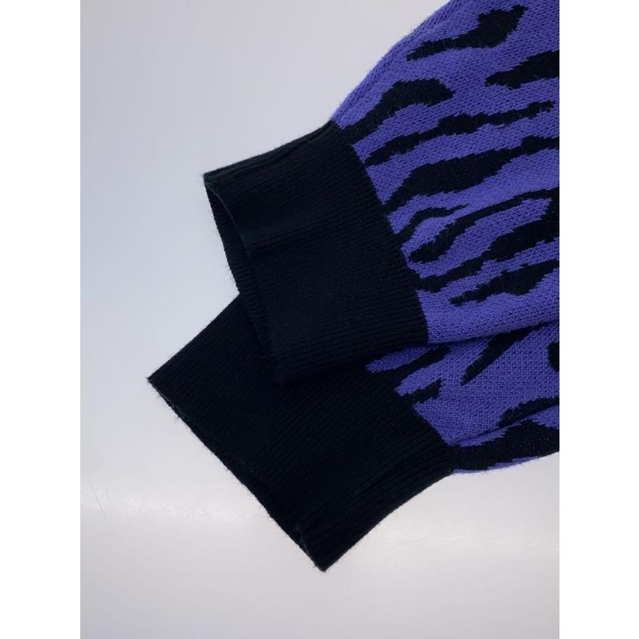 WACKO MARIA◆22AW/ニットポロシャツ/レオパード/L/コットン/PUP_3