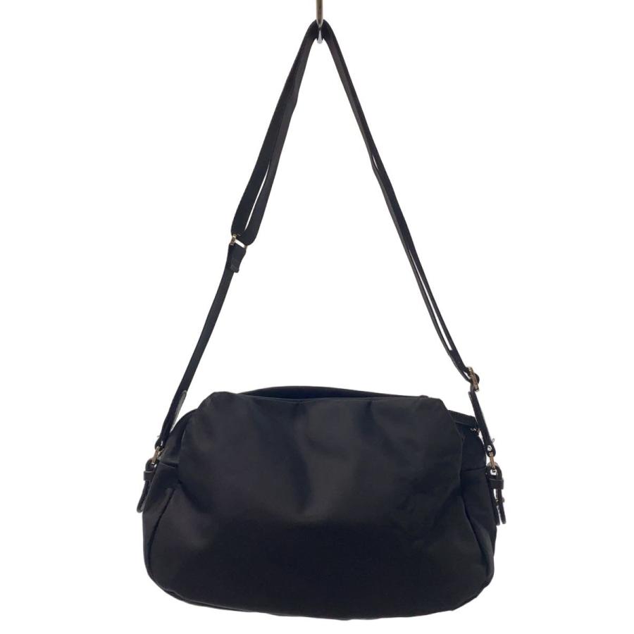 【ぷーせん】【新品／未使用】agnes b. ナイロン ショルダーバッグ agnes b.◇ショルダーバッグ/ナイロン/BLK/無地/ES30M-05// : セカンド