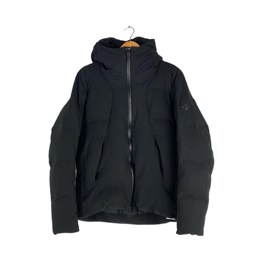 DESCENTE◇レディース/水沢ダウンジャケット/M/ポリエステル/ブラック