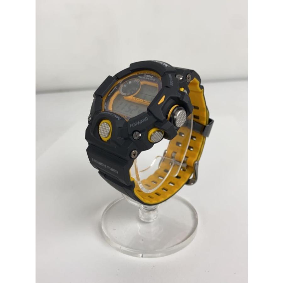 CASIO◇ソーラー腕時計_G-SHOCK/デジタル/ブラック/イエロー/GW-9400YJ