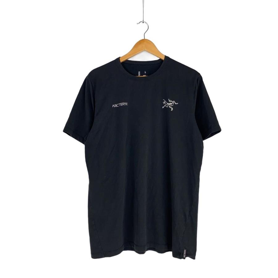 ARC'TERYX◇Captive Split SS T-Shirt/L/ポリエステル/ブラック