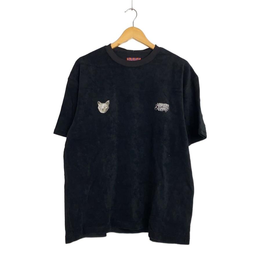 BUDSPOOL◇アフロディーテギャング/パイル地半袖Tシャツ/L/コットン