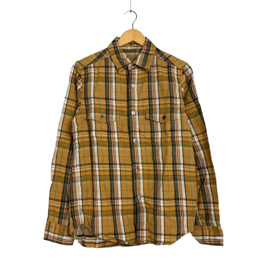Nigel Cabourn◇ネルシャツ/46/コットン/イエロー/チェック : セカンド