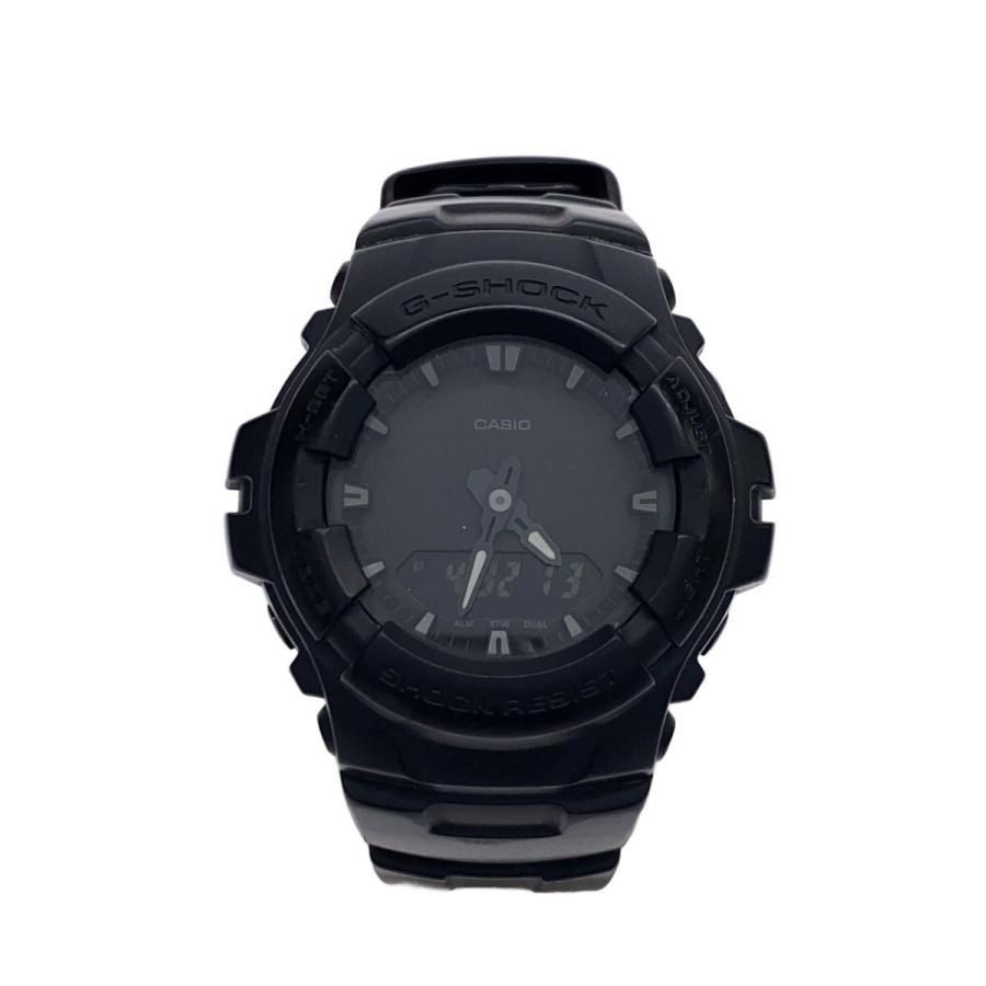 CASIO◇クォーツ腕時計・G-SHOCK/デジアナ/ラバー/G-100BB-1AJF 