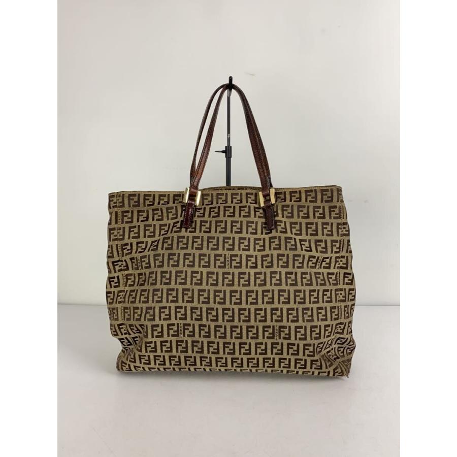 FENDI◇フェンディ/ズッカ柄/ショルダーバッグ/キャンバス/BRW FENDI