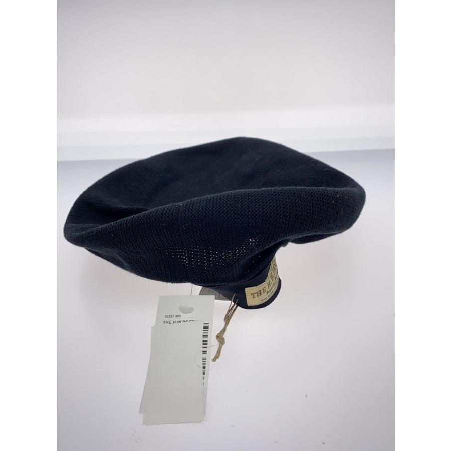 THE H.W.DOG&CO.◇COTTON BASIC BERET/ベレー帽/--/コットン/BLK/無地