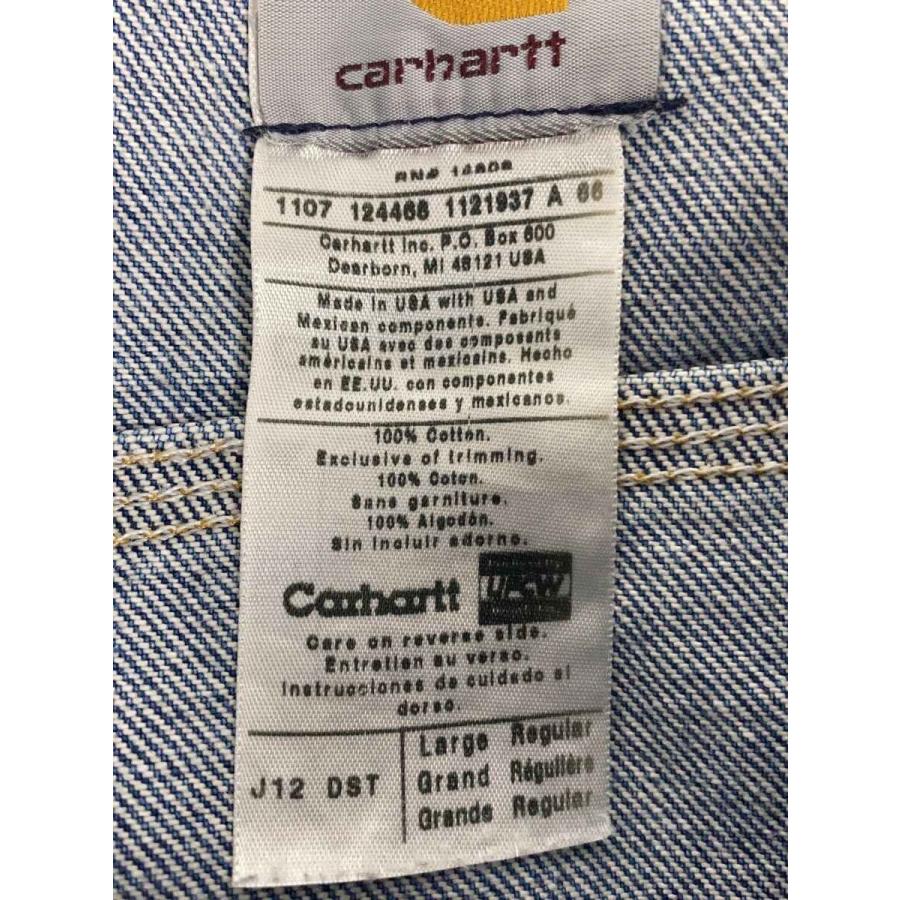 Carhartt◇トラッカージャケット/デニム/インディゴ/90s/USA製/J12 DST 