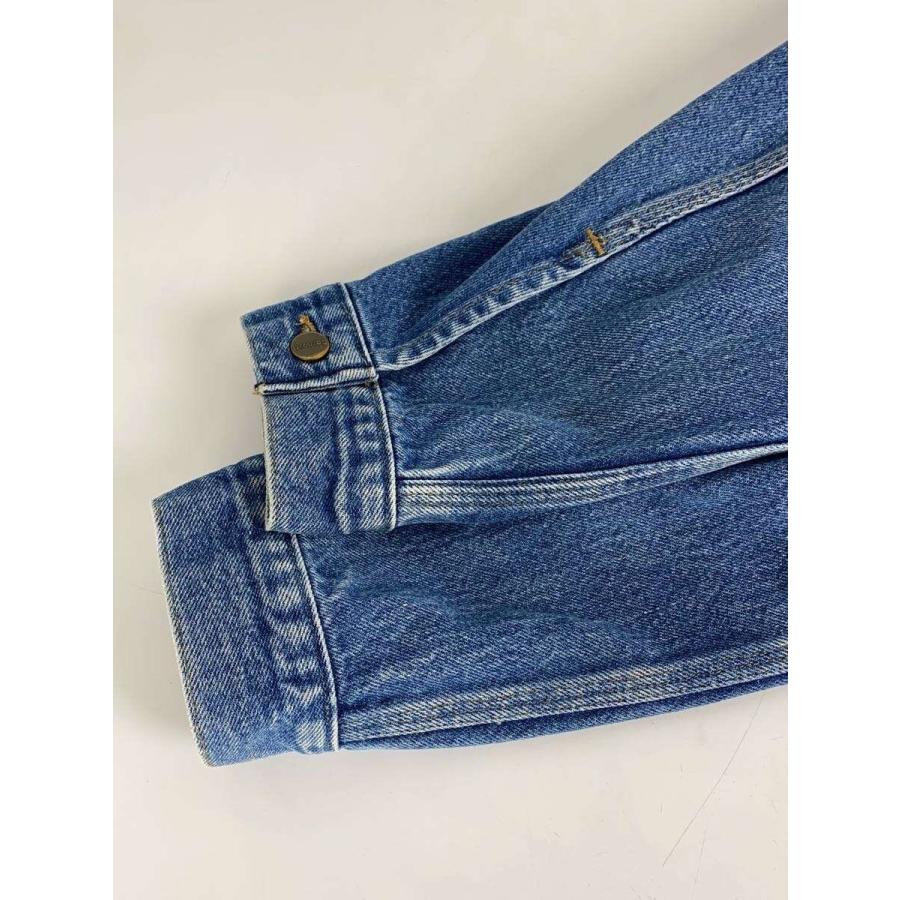 Carhartt◇トラッカージャケット/デニム/インディゴ/90s/USA製/J12 DST
