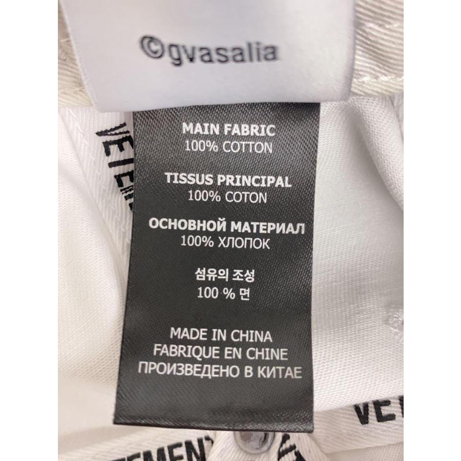VETEMENTS◇キャップ/--/コットン/WHT/メンズ/UE63CA100W : セカンド