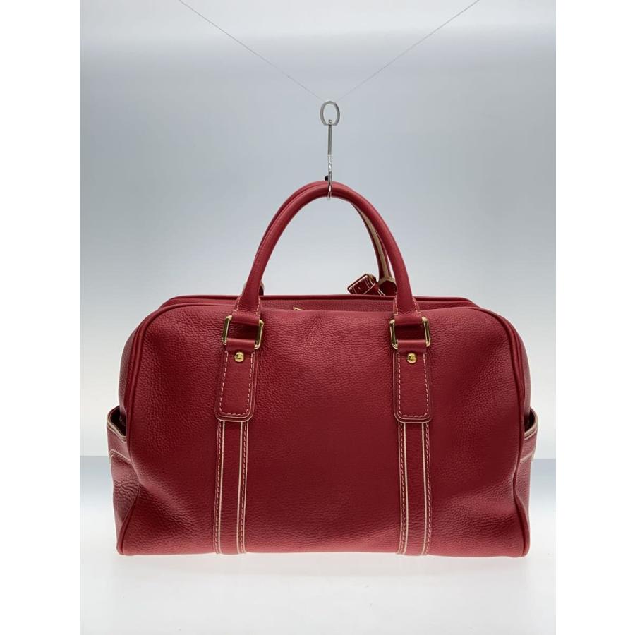 LOUIS VUITTON◆キャリーオール_トバゴレザー_RED/レザー/RED_2