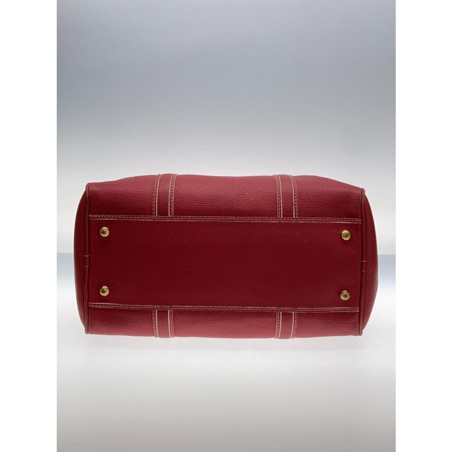 LOUIS VUITTON◆キャリーオール_トバゴレザー_RED/レザー/RED_3