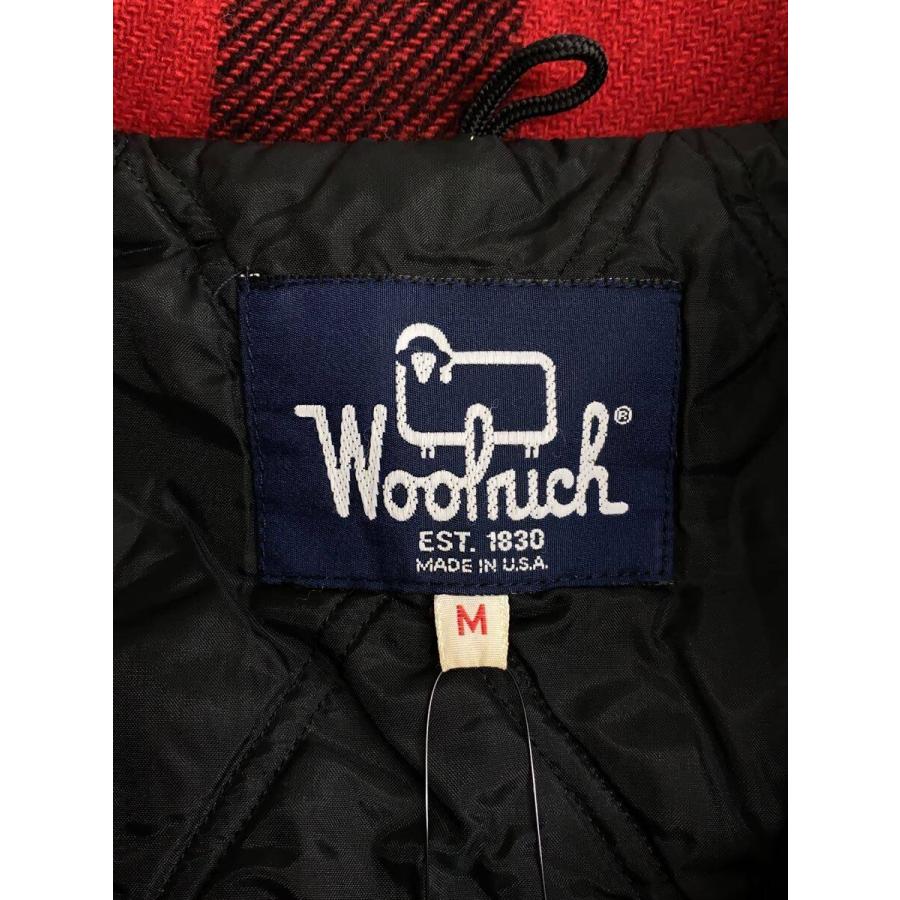 Woolrich◇ジャケット/M/ウール/RED/チェック/1650-113/バッファロー