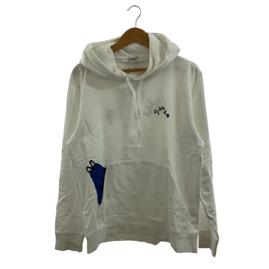 DENHAM◇パーカー/XL/コットン/WHT/無地/01-21-03-60-061/MONSTER