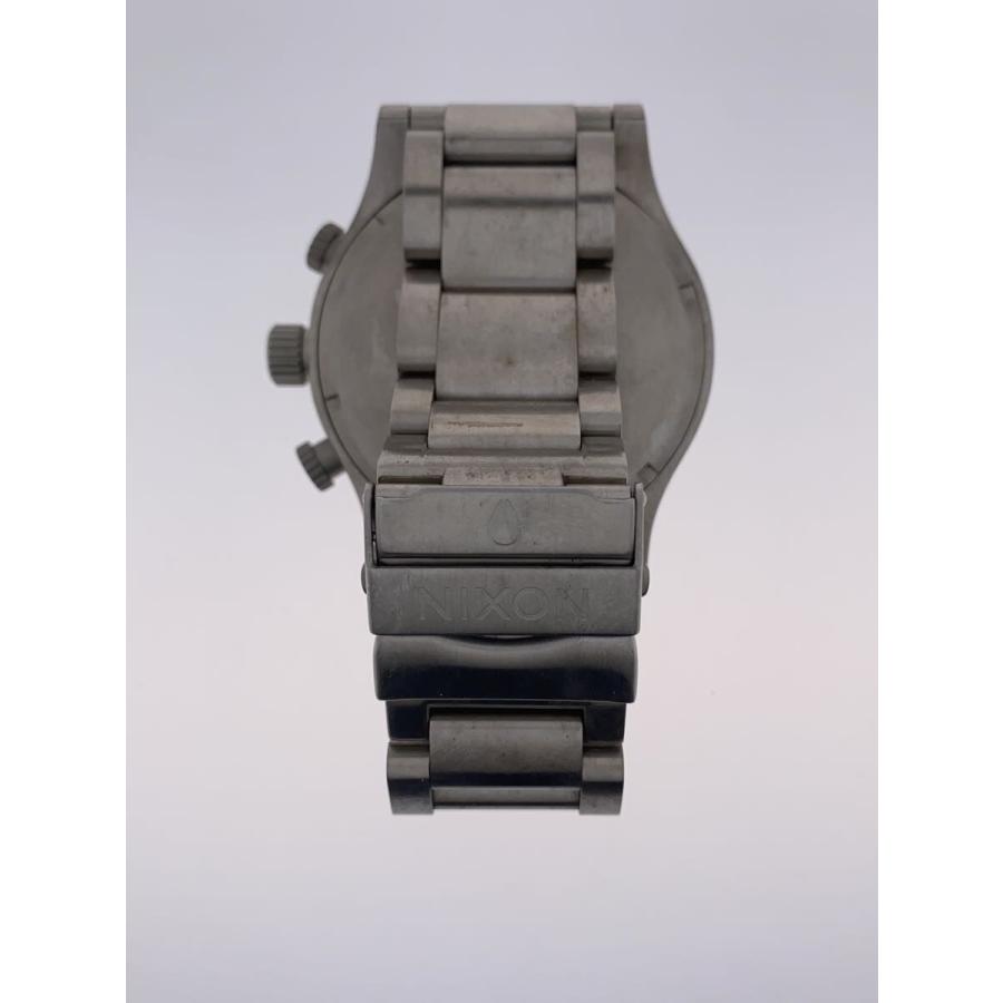 NIXON◇クォーツ腕時計/アナログ/ステンレス/WHT/SLV/SS/THE51-30