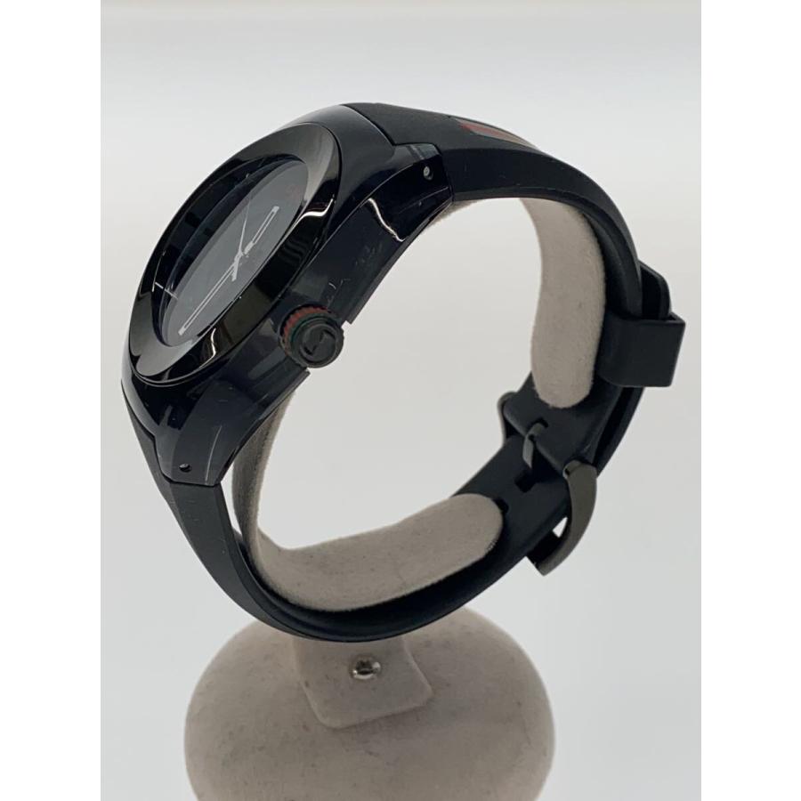 GUCCI / 腕時計/アナログ/ラバー/BLK/BLK/YA137107A GUCCI◇腕時計/アナログ/ラバー/BLK/BLK/YA137107A : セカンド