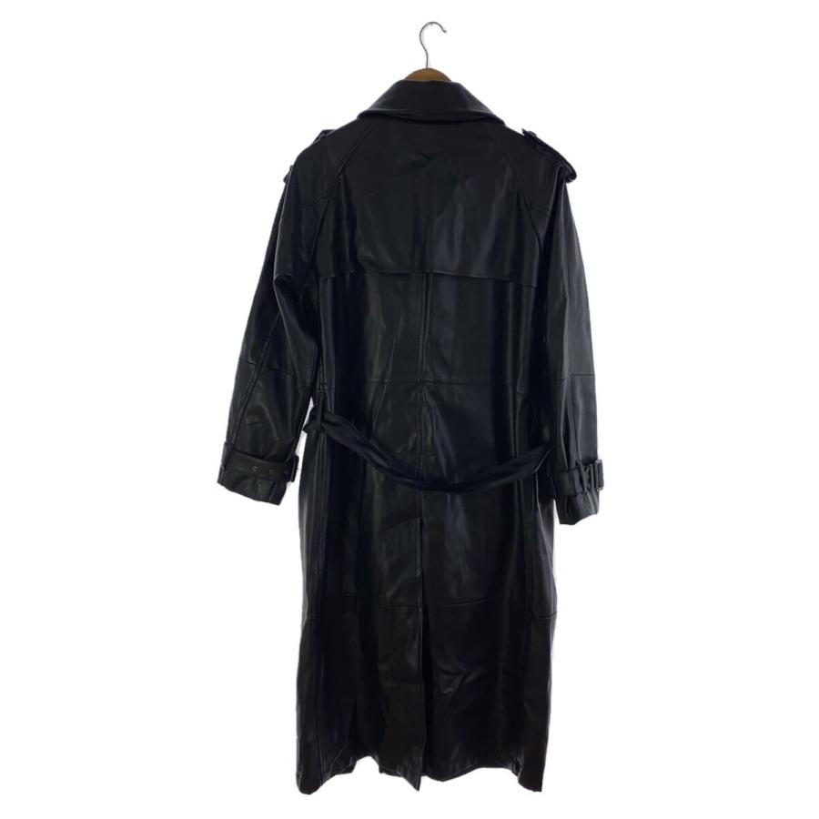 Lui's シンセティックレザートレンチコート LUI'S◇24AW/シンセティックレザートレンチコート/FREE/フェイクレザー
