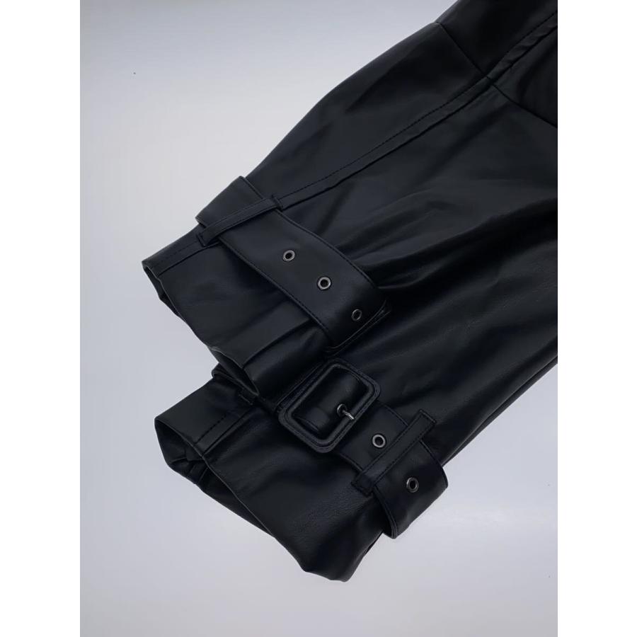 LUI'S◇24AW/シンセティックレザートレンチコート/FREE/フェイクレザー