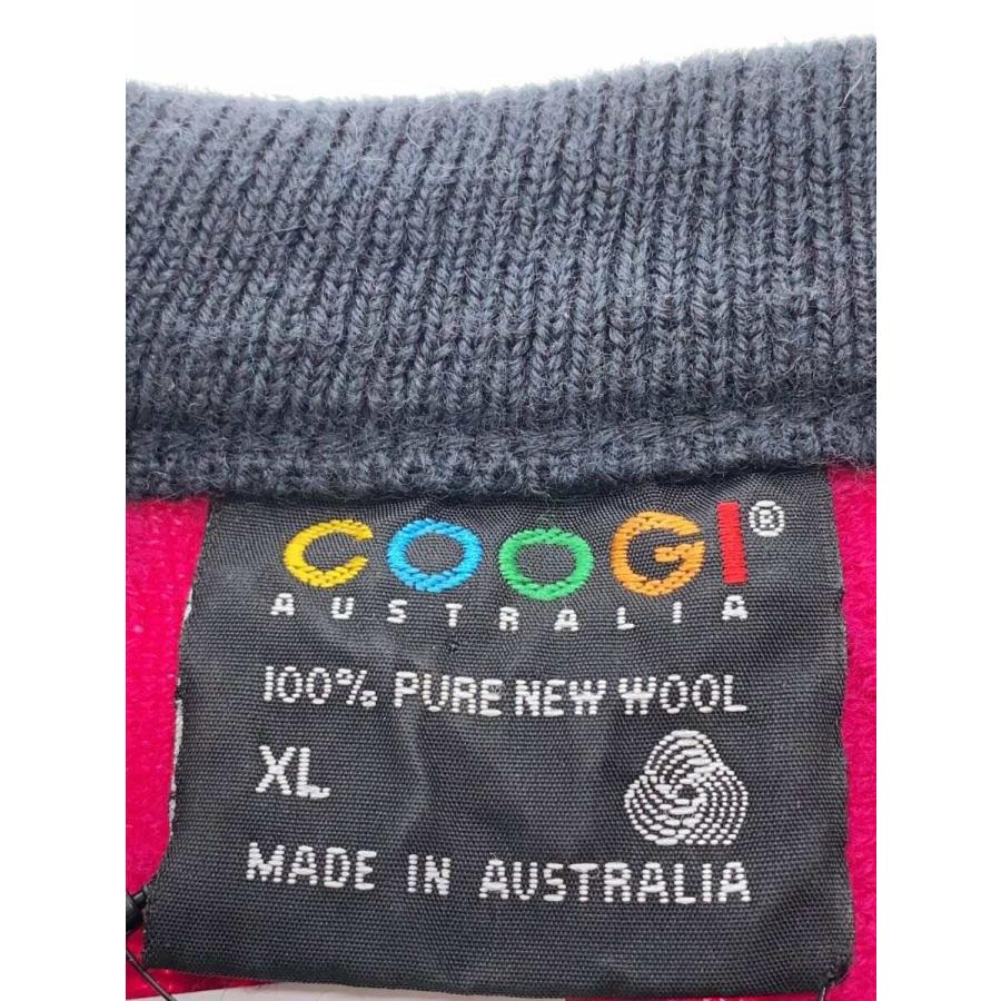 COOGI◇ニット・セーター(厚手)/XL/ウール/マルチカラー/総柄 COOGI◇ニット・セーター(厚手)/XL/ウール/マルチカラー/総柄