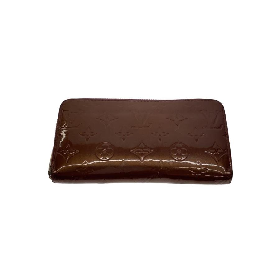 ルイヴィトン　ヴェルニ   ジッピーウォレット　ポピーペタル LOUIS VUITTON◇ジッピー・ウォレット_モノグラム・ヴェルニ/エナメル
