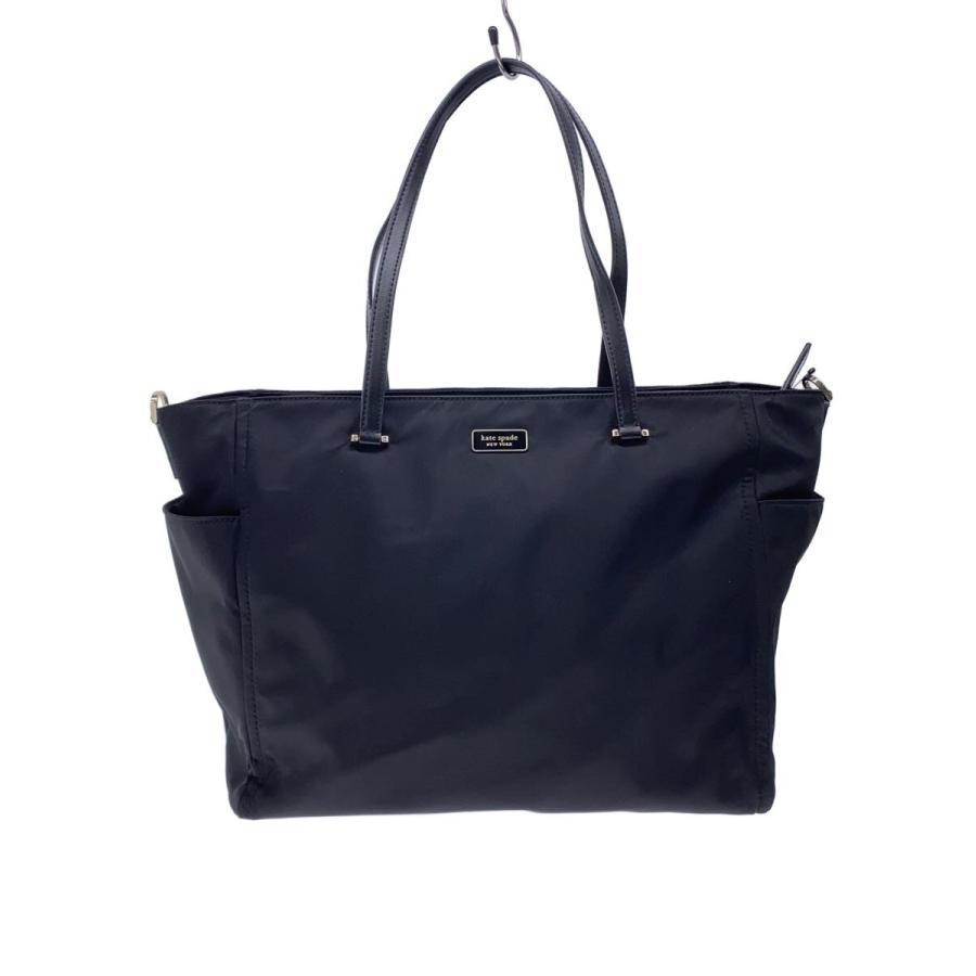 kate spade 黒 ナイロン ビジネスバッグ Kate Spade - Black Nylon Double Zipper Medium Satchel bag