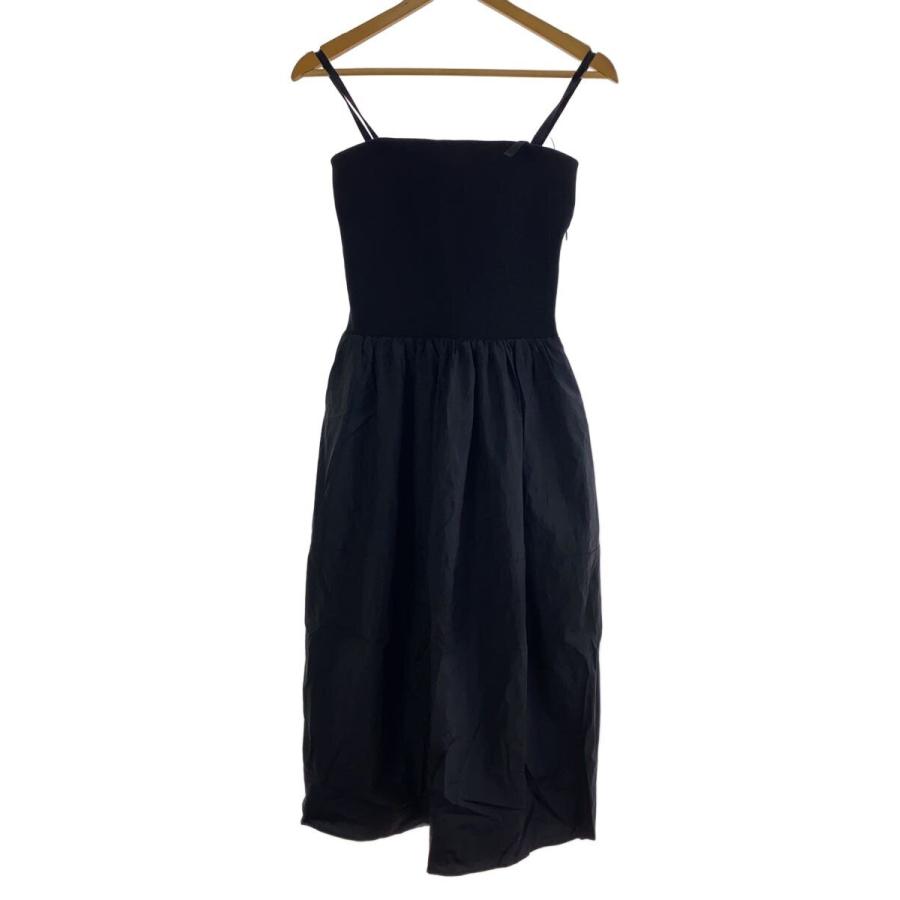 23区◇キャミワンピース/38/コットン/BLK/210-5 OP.WO : セカンド