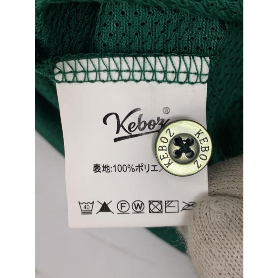 Keboz◇ベースボールシャツ/XL/ポリエステル/グリーン : セカンド