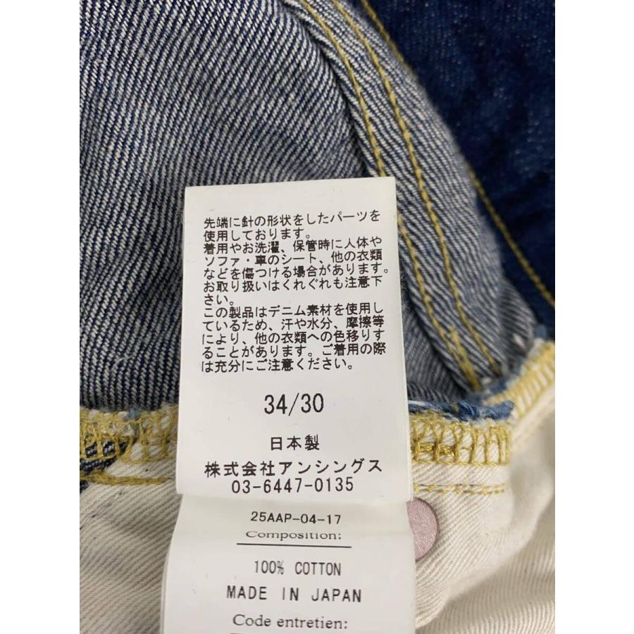 A.PRESSE◆No.22 Washed Wide Denim Pants/34/デニム/ブルー/25AAP-04-17の画像
