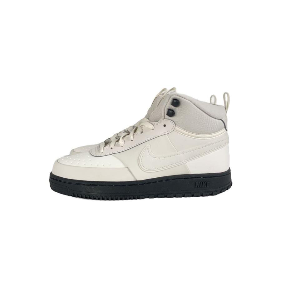 NIKE◇COURT VISION MID_コート ビジョン MID/26.5cm/ホワイト/レザー