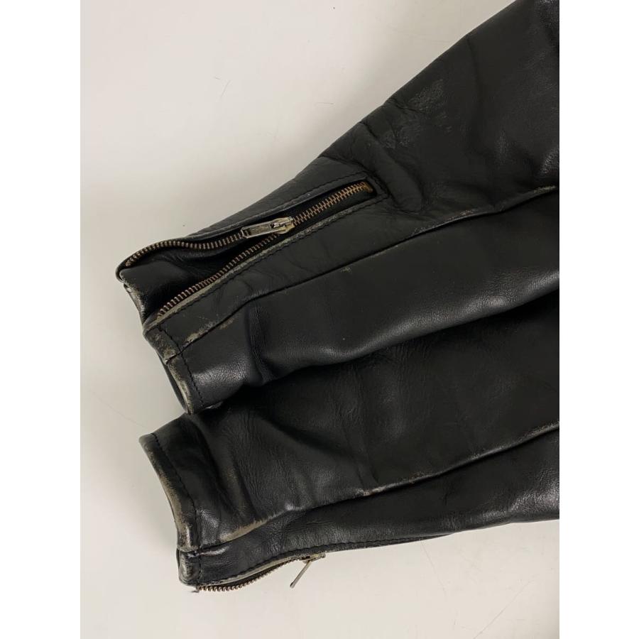 美品　schott ショット　シングルライダースジャケット　レザー38 ライナー Schott◇シングルライダースジャケット/38/レザー/ブラック/ライナー