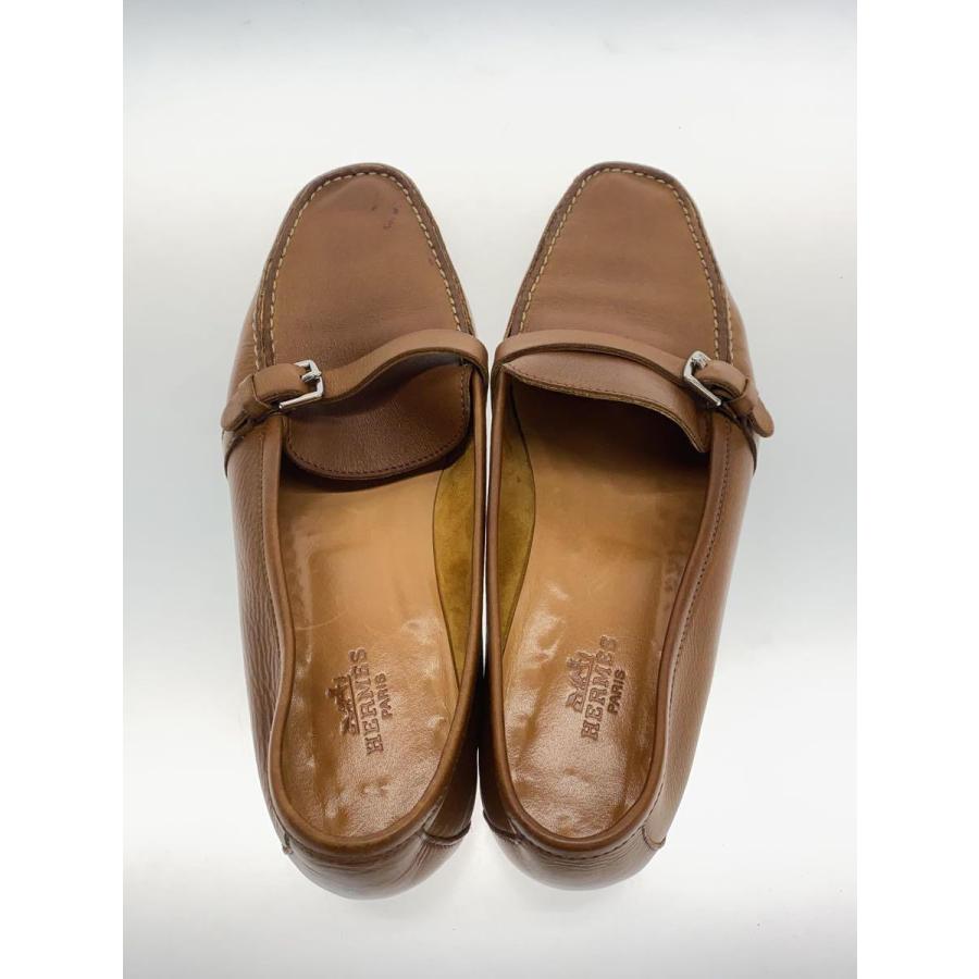 HERMES◇ローファー/36.5/BRW/レザー : セカンドストリートYahoo!店
