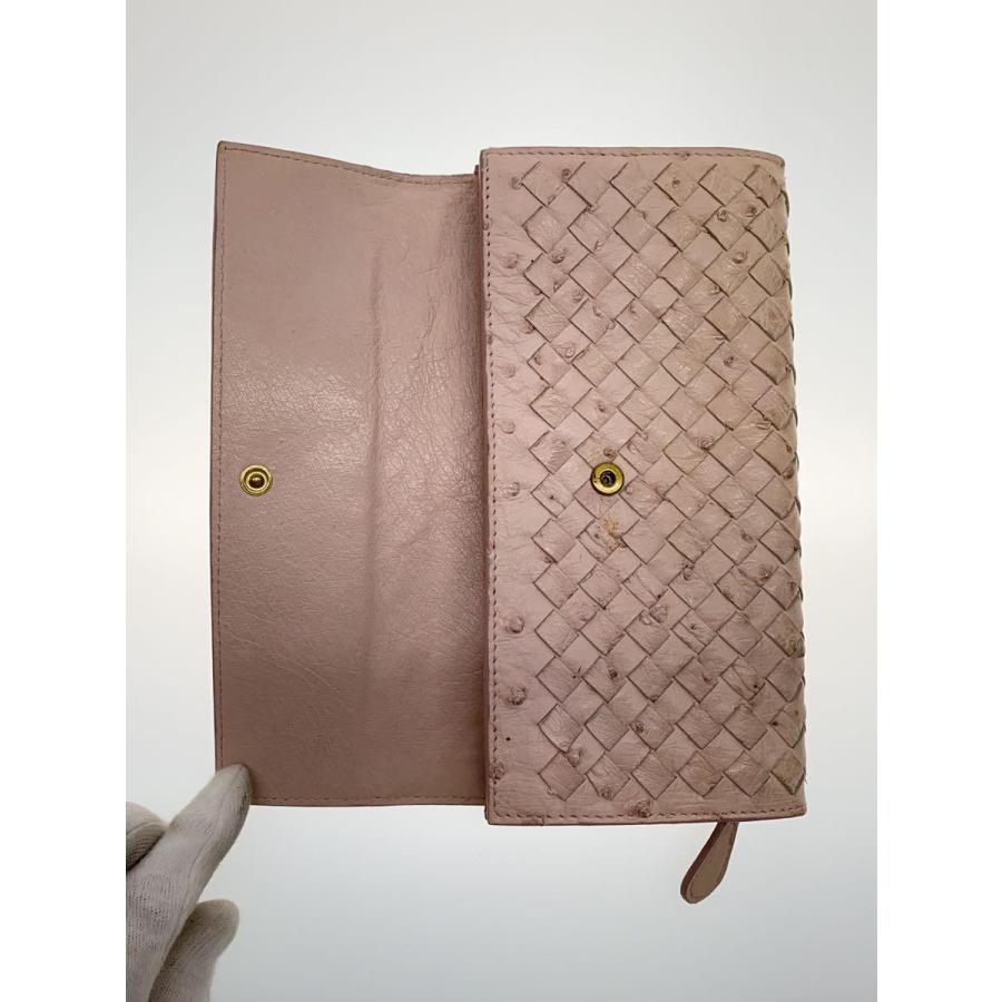 週末値下げ『美品』BOTTEGA VENETA ピンク 長財布 BOTTEGA VENETA◇長財布/--/ピンク/レディース/150509/ : セカンド