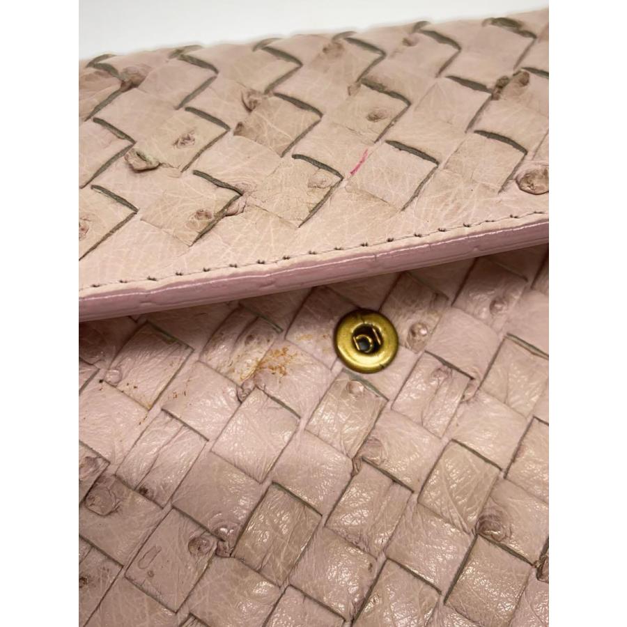 BOTTEGA VENETA◇長財布/--/ピンク/レディース/150509/ : セカンド
