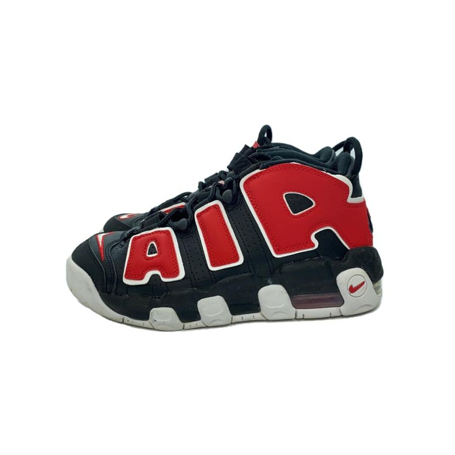 NIKE◇AIR MORE UPTEMPO GS_エア モア アップテンポ GS/24cm/ブラック  
