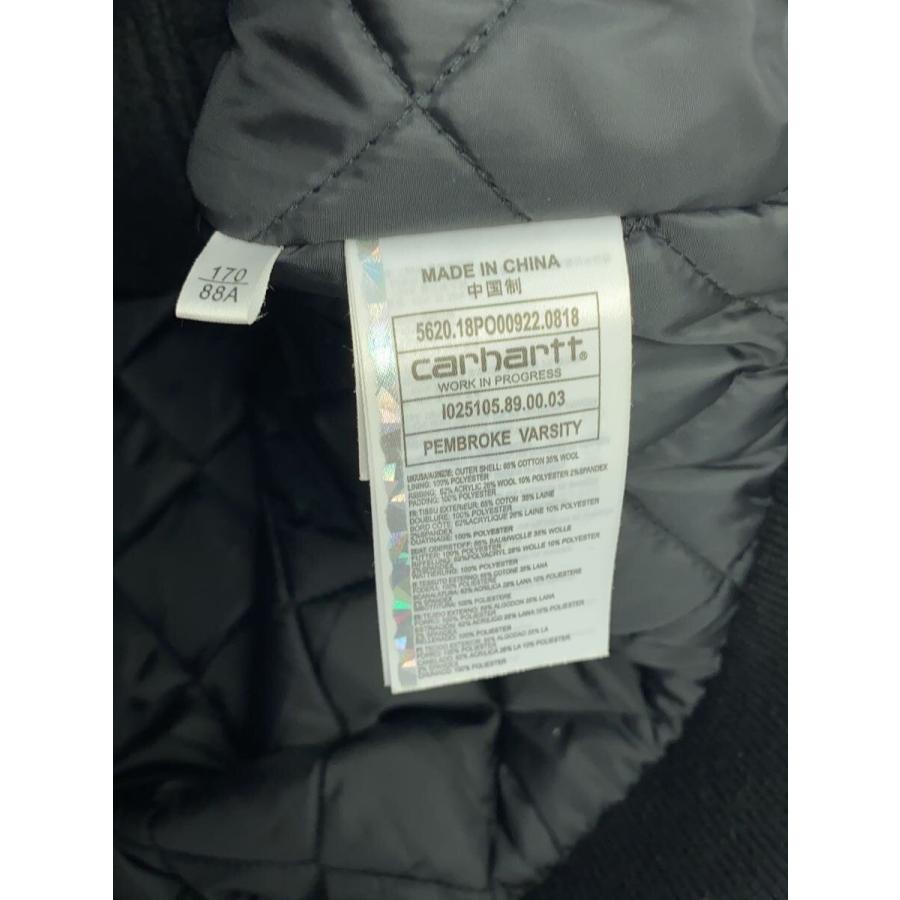 Carhartt◇スタジャン/S/ウール/BLK : セカンドストリートYahoo