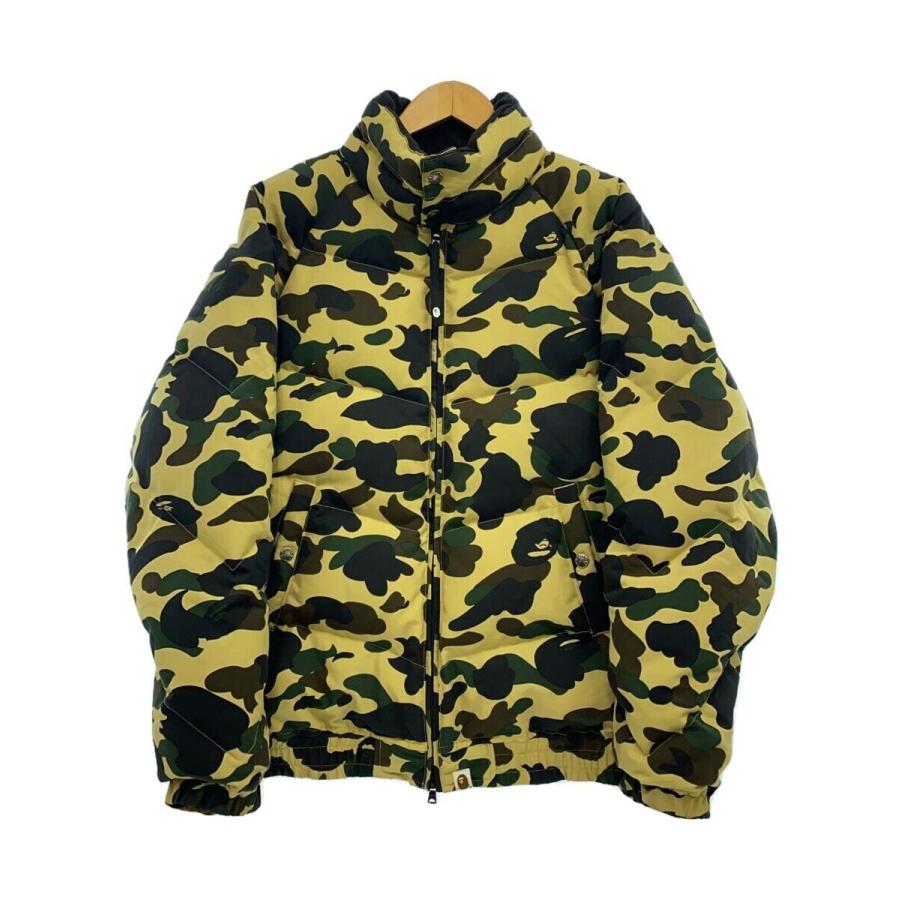 A BATHING APE◇ダウンジャケット/L/ポリエステル/マルチカラー