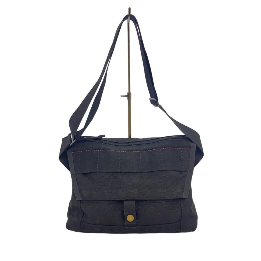 BRIEFING◇xBEAMS+/ショルダーバッグ/ナイロン/BLK/無地/FLEET