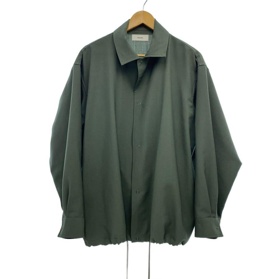 marka◇COACH SHIRT - w.m tropical/ジャケット/1/ウール/カーキ