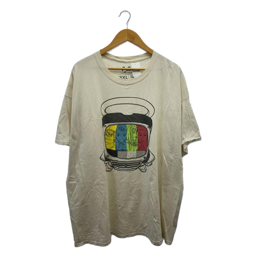 FLCL/フリクリ/アニメTシャツ/3XL/コットン/ベージュ/GAINAX 