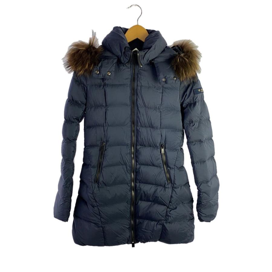 TATRAS◇ロングダウンジャケット/2/ナイロン/NVY/LTA5NO4298