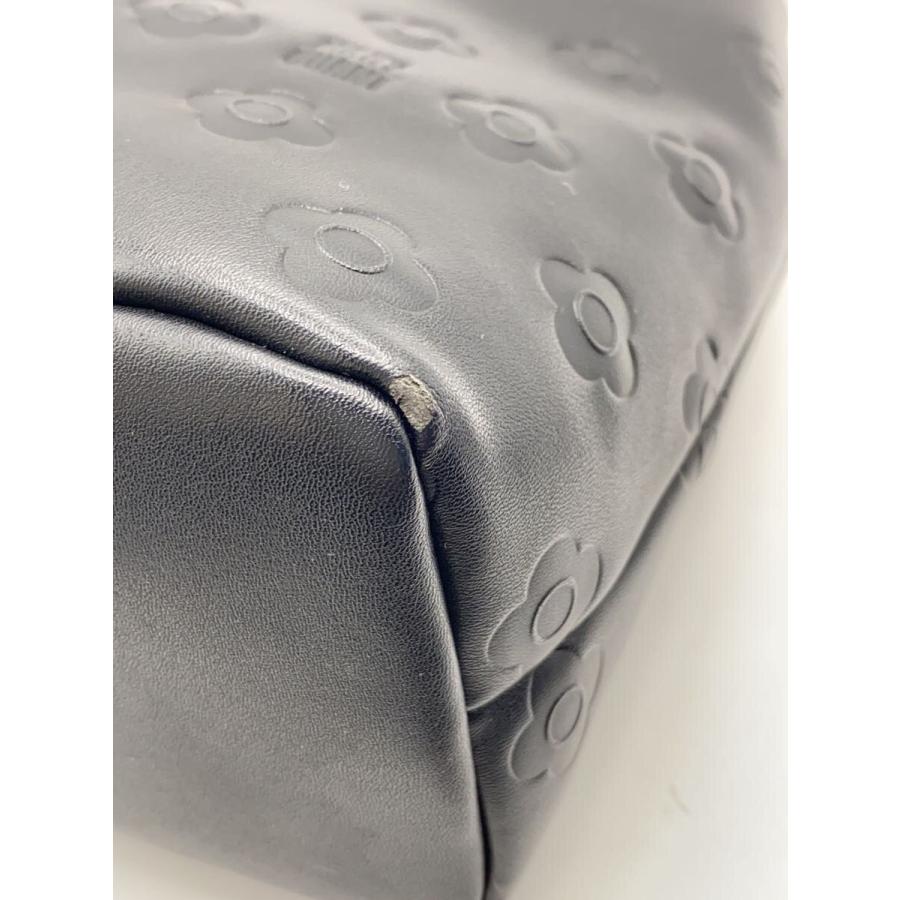 MARY QUANT◇ショルダーバッグ/フェイクレザー/BLK : セカンド