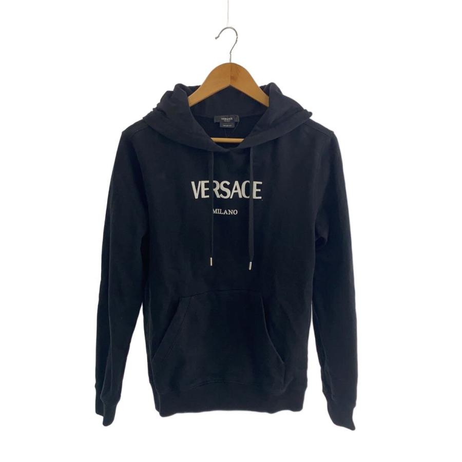 VERSACE◇パーカー/XS/コットン/ブラク/A89476 : セカンドストリート 
