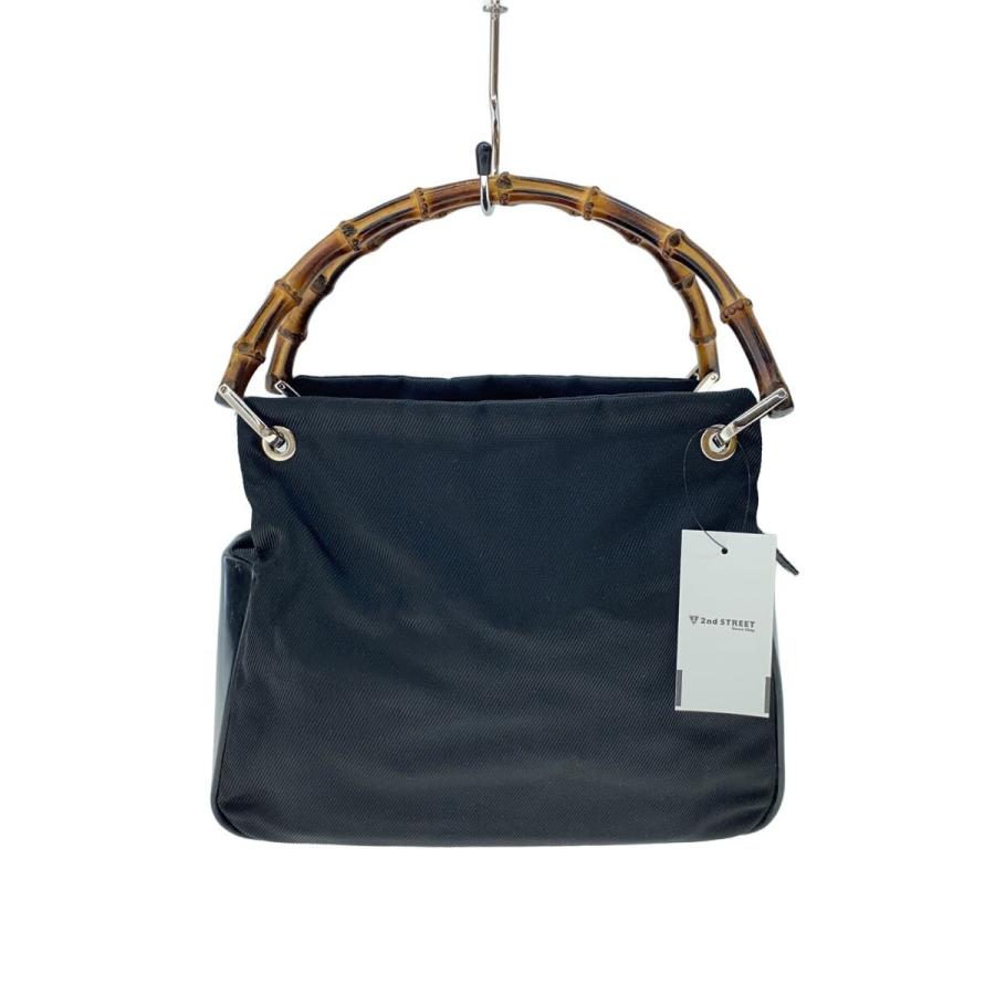 GUCCI◇ハンドバッグ_バンブー/ブラック : セカンドストリートYahoo!店