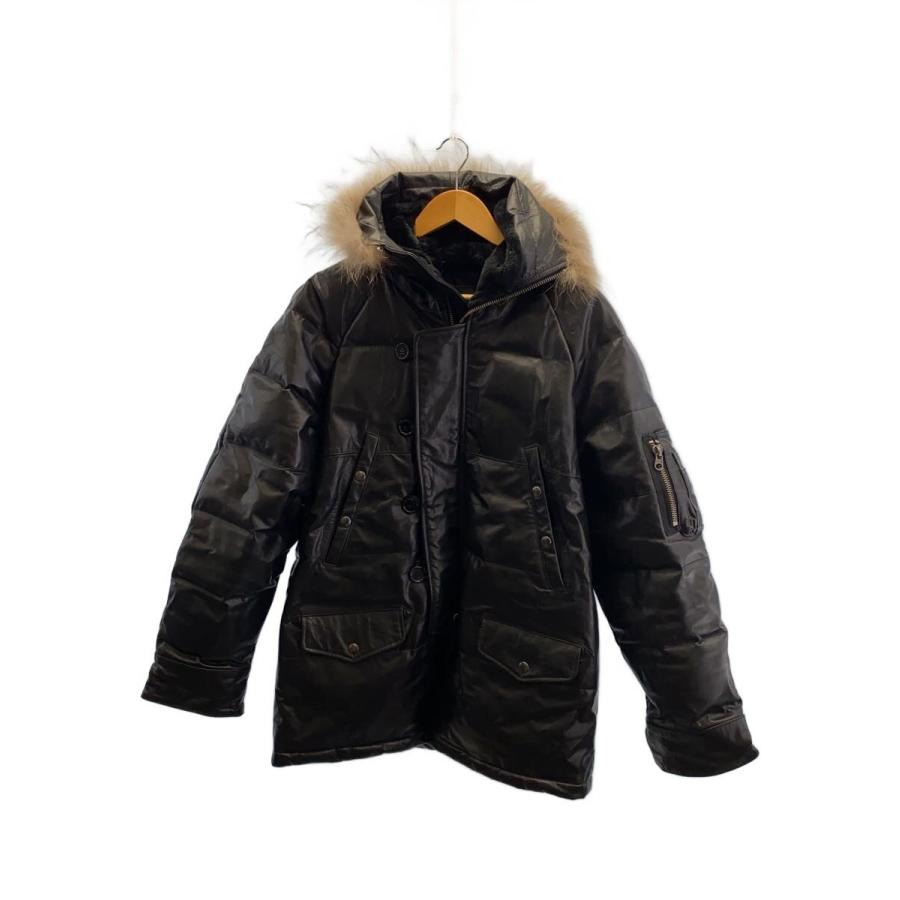 Haruf◇ダウンジャケット/N3B/レザーダウンジャケット/3L/ホースレザー