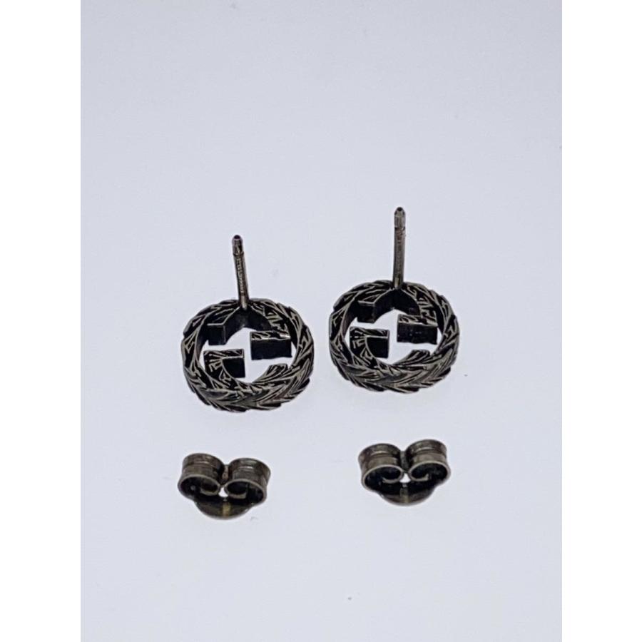 GUCCI◆ピアス/SV925/シルバー/レディース/インターロッキングG_3