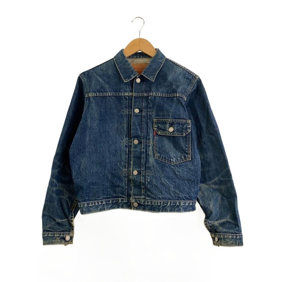 Levi's◇Gジャン/38/デニム/IDG/70502XX/復刻/BIG E/日本製/裏ボタン