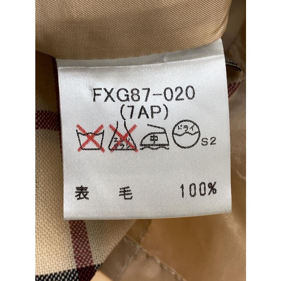 BURBERRY LONDON◇スカート/7/ウール/ベージュ/チェック/FXG87-020